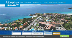 Desktop Screenshot of hotelgalatea.com
